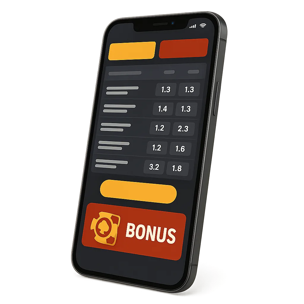 Aplicación de apuestas para móvil